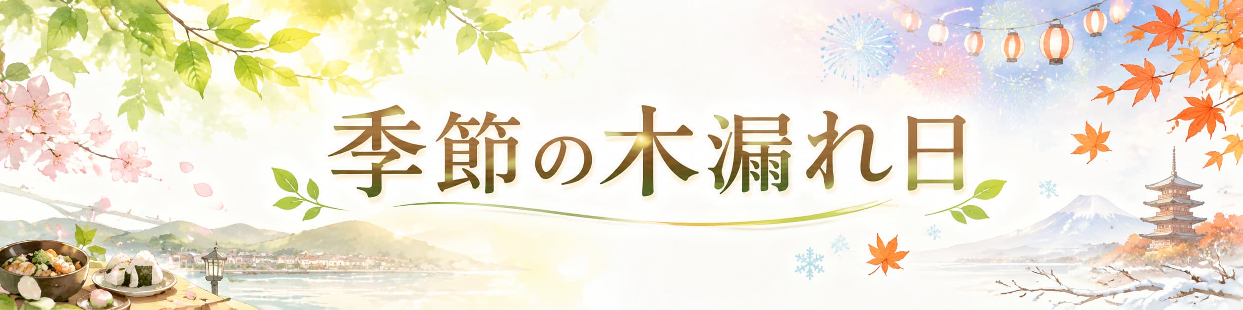 季節の木漏れ日
